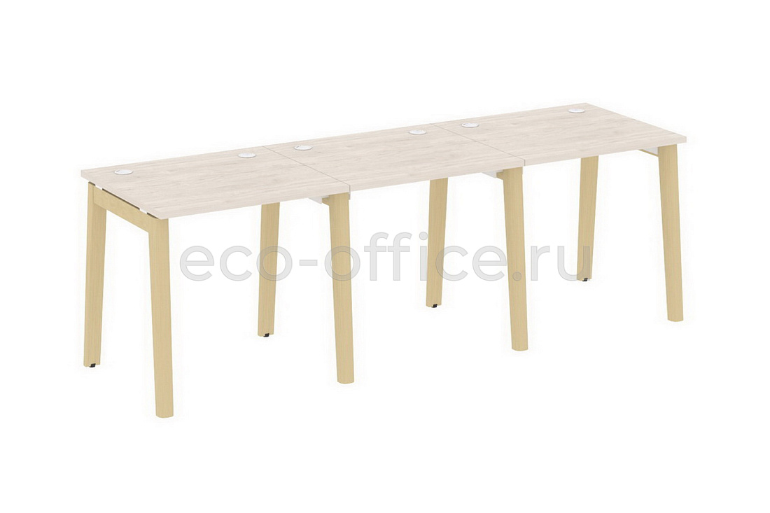 Рабочая станция на 3 рабочих места ONIX WOOD OW.RS-3.0.7 Денвер Светлый / Дуб Светлый  стоимость
