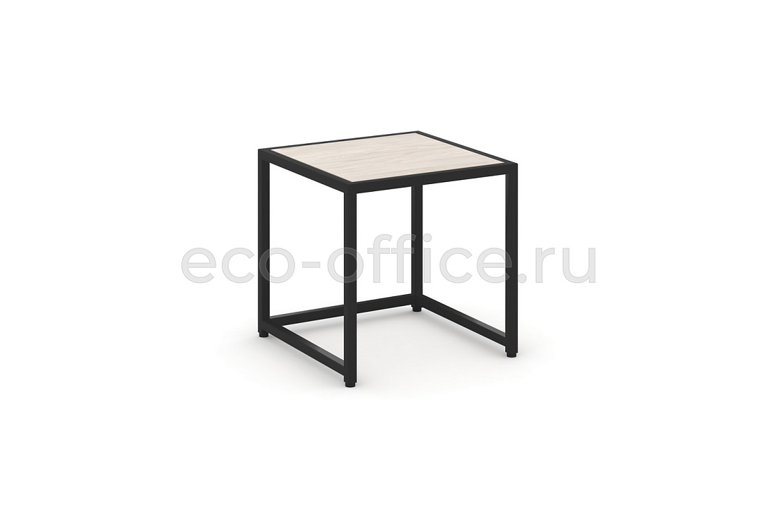 Стол журнальный LOFT VR.L-SJK-40 Денвер Светлый / Чёрный металл купить в Санкт-Петербурге