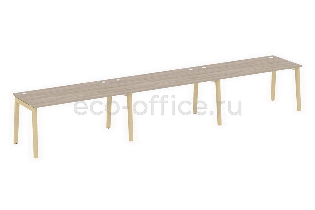 Рабочая станция на 3 рабочих места ONIX WOOD OW.RS-3.4.8 Дуб Аттик / Дуб Светлый  стоимость