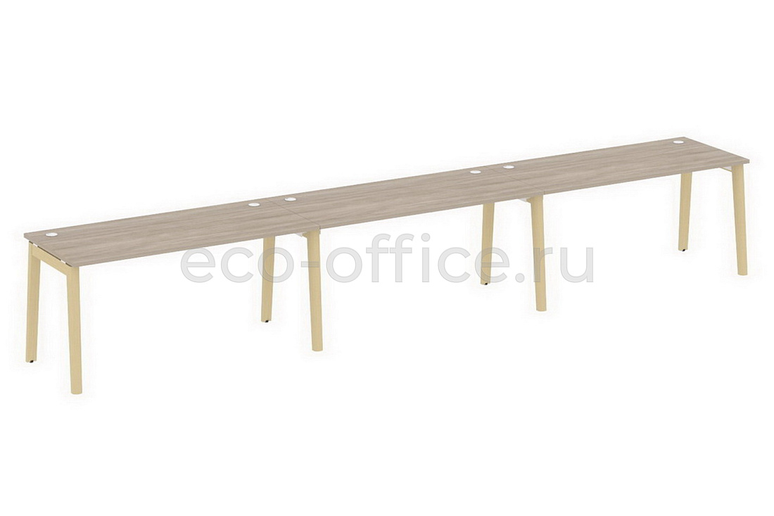 Рабочая станция на 3 рабочих места ONIX WOOD OW.RS-3.4.7 Дуб Аттик / Дуб Светлый  стоимость