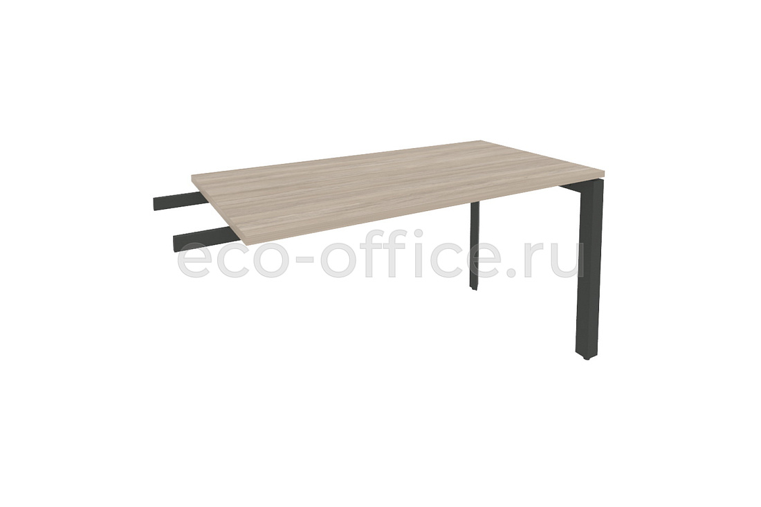 Брифинг-приставка на П-образном м/к ONIX O.MP-BR-13 Дуб Аттик / Антрацит металл  купить в Санкт-Петербурге