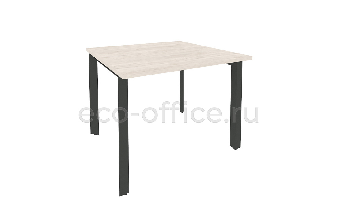 Стол переговорный (1 столешница) ONIX O.MP-PRG-1.1 Денвер Светлый / Антрацит металл купить в Санкт-Петербурге