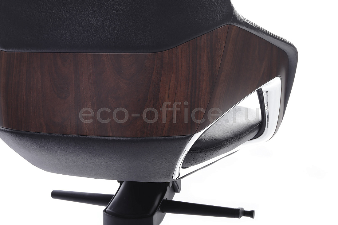 Кресло руководителя RV Design AURA-M FK005-B Чёрная кожа  стоимость