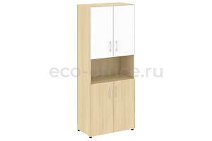 Шкаф высокий широкий YALTA LT.ST-1.4 R white Акация Лорка фото