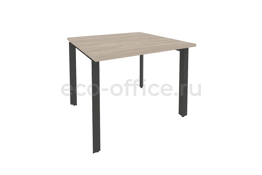 Стол переговорный (1 столешница) ONIX O.MP-PRG-1.1 Дуб Аттик / Антрацит металл  купить в Санкт-Петербурге