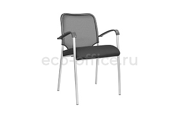 Стул посетителя AMIGO Silver ARM 450891/TA17T01 Чёрная сетка купить в Санкт-Петербурге