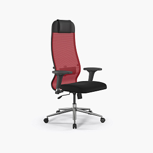 Кресло офисное ErgoLife Set 11/подл.200/осн.Sit 052 (Красный-Черный 140.D.1.2A3) фото