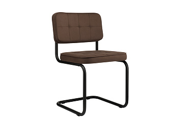 купить конференц-кресло eco-chair colombo comfort clm-05 коричневый велюр / черный металл #REGION_NAME_DECLINE#