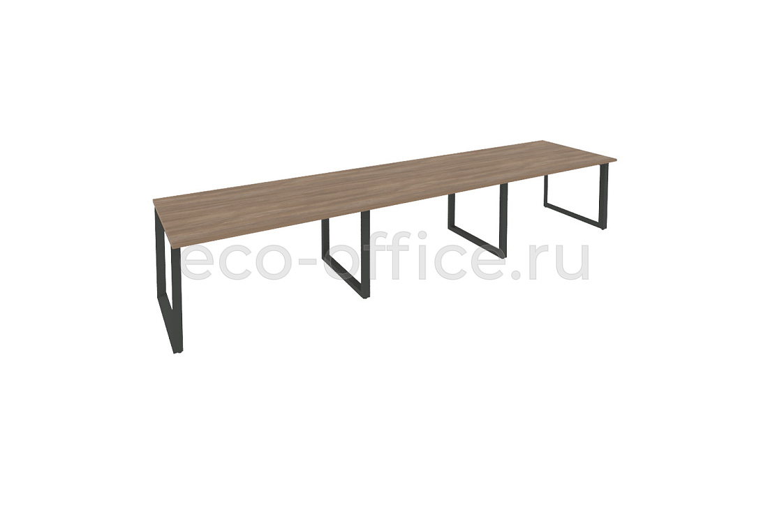 Стол переговорный (3 столешницы) ONIX O.MO-PRG-3.3 Дуб Аризона / Антрацит металл  купить в Санкт-Петербурге