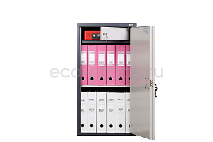 Шкаф бухгалтерский AIKO SL-87T Графит (RAL 7024) / Светло-серый (RAL 7038) фото
