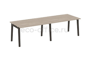 Стол переговорный (2 столешницы) ONIX WOOD OW.PRG-2.3 Дуб Аттик / Дуб Тёмный фото