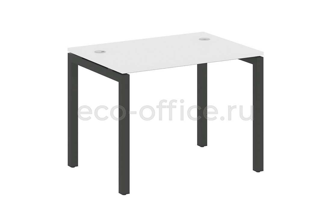 Стол письменный METAL SYSTEM QUATTRO 5x5 50БП.СП-1 Белый / Антрацит металл купить в Санкт-Петербурге