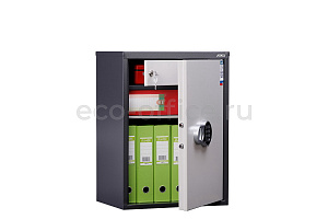 Шкаф бухгалтерский AIKO SL-65T EL Графит (RAL 7024) / Светло-серый (RAL 7038) фото
