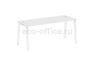 Стол письменный METAL SYSTEM STYLE БА.СП-5 Белый / Белый металл фото