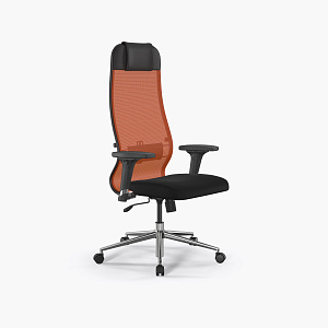 Кресло офисное ErgoLife Set 11/подл.200/осн.Sit 052 (Оранжевый-Черный 141.D.1.2A3) фото