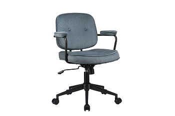 Кресло ECO-CHAIR CHESTER W-221T Синий велюр купить в Санкт-Петербурге