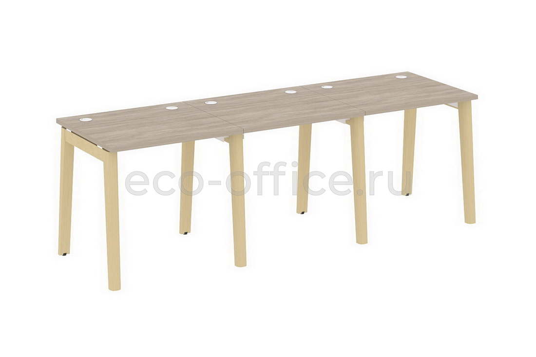 Рабочая станция на 3 рабочих места ONIX WOOD OW.RS-3.0.7 Дуб Аттик / Дуб Светлый  стоимость