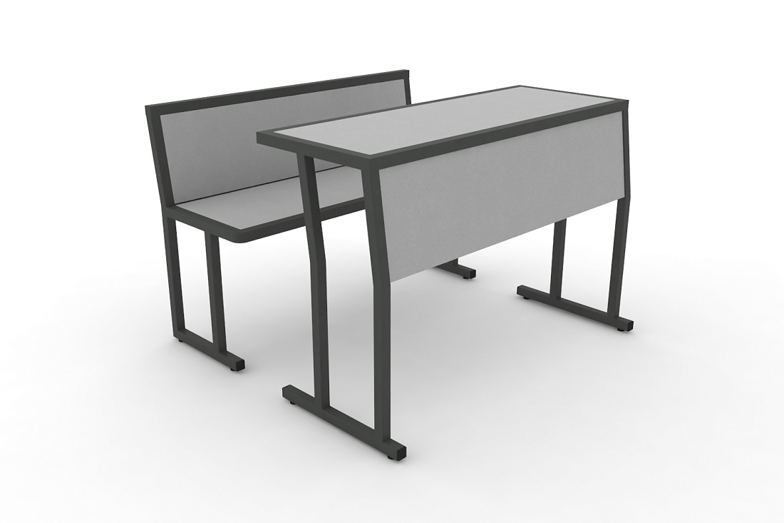 Комплект для первого ряда DESK DKN-1500SPL Серый / Антрацит металл  стоимость