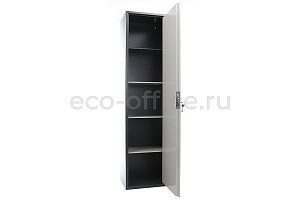 Шкаф бухгалтерский AIKO SL-185 Графит (RAL 7024) / Светло-серый (RAL 7038) фото