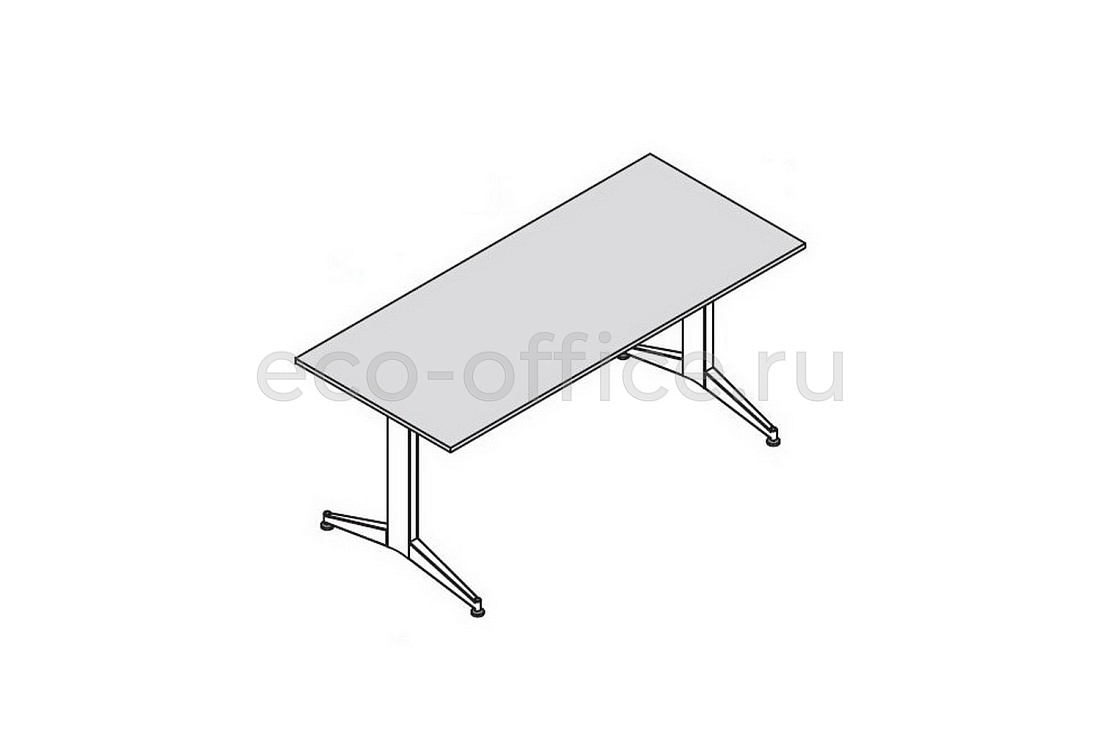 Стол с откидными ножками 180х70 см CHIUDO 151022 White / White  стоимость
