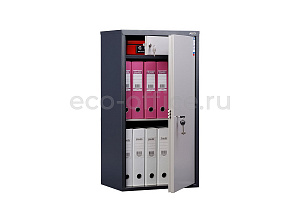 Шкаф бухгалтерский AIKO SL-87T Графит (RAL 7024) / Светло-серый (RAL 7038) фото