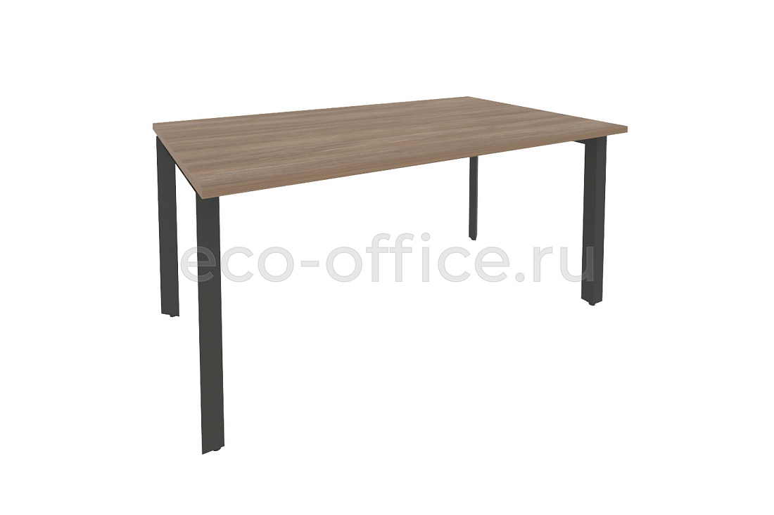 Стол переговорный (1 столешница) ONIX O.MP-PRG-1.4 Дуб Аризона / Антрацит металл  купить в Санкт-Петербурге