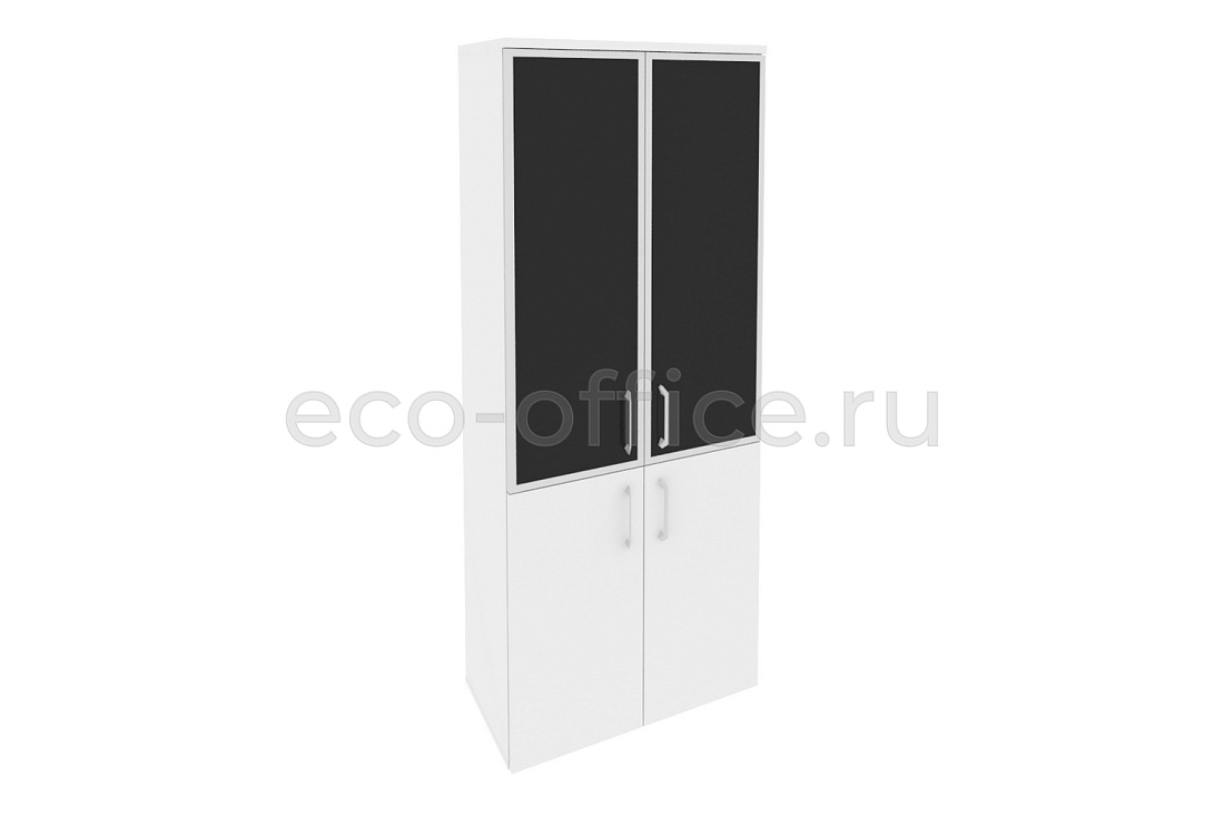 Шкаф высокий широкий ONIX O.ST-1.2 R black Белый Бриллиант купить в Санкт-Петербурге